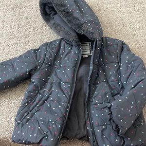 Gymboree polka dot puffer